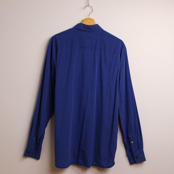 Blue Armani Exchange Button Up Dress Shirt - Picture 2 of 5